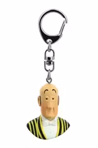 جا کلیدی تن تن  pvc bust keyring nestor