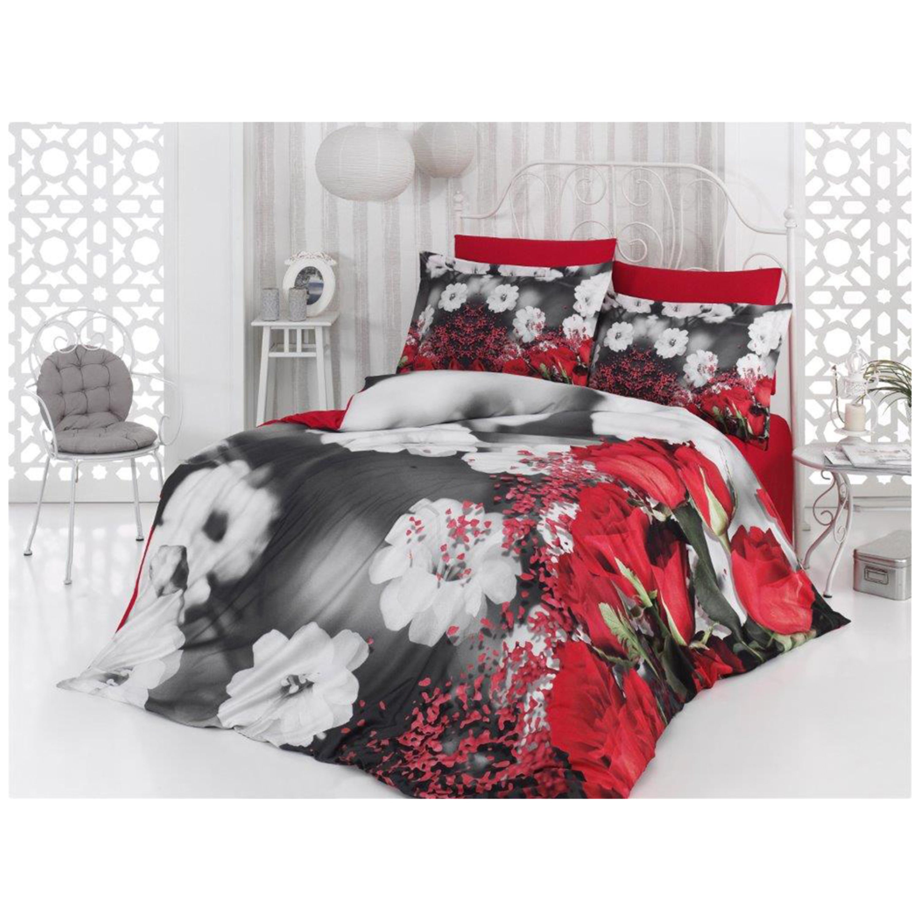 سرویس ملحفه کالرز آو فشن مدل Nigrum  دونفره 6 تکه - کد 45015154023