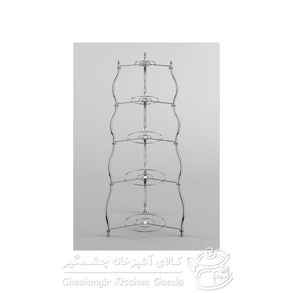پایه قابلمه 5 طبقه پلوتون طرح ملودی موجدار کد 213