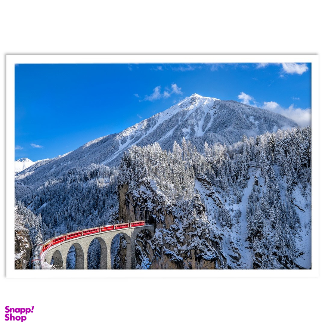 تابلو نوری بکلیت طرح طبیعت کوهستان مدل W-S1556