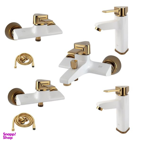 ست شیرآلات کسری مدل مهتاب مجموعه 7 عددی