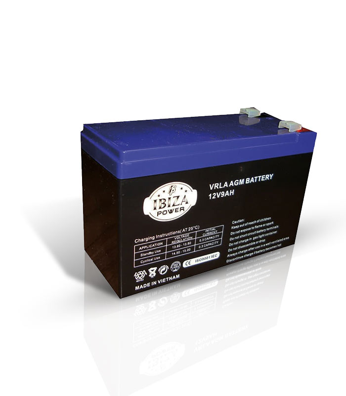 باتری 12 ولت 18 آمپر ایبیزاپاور - فروشگاه اینترنتی طیف سنتر