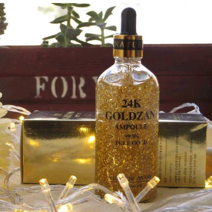 سرم گلدزن،  سرم و پرایمر 100 میلی گلدزن،  زیرساز آرایش،  حاوی ذرات طلا