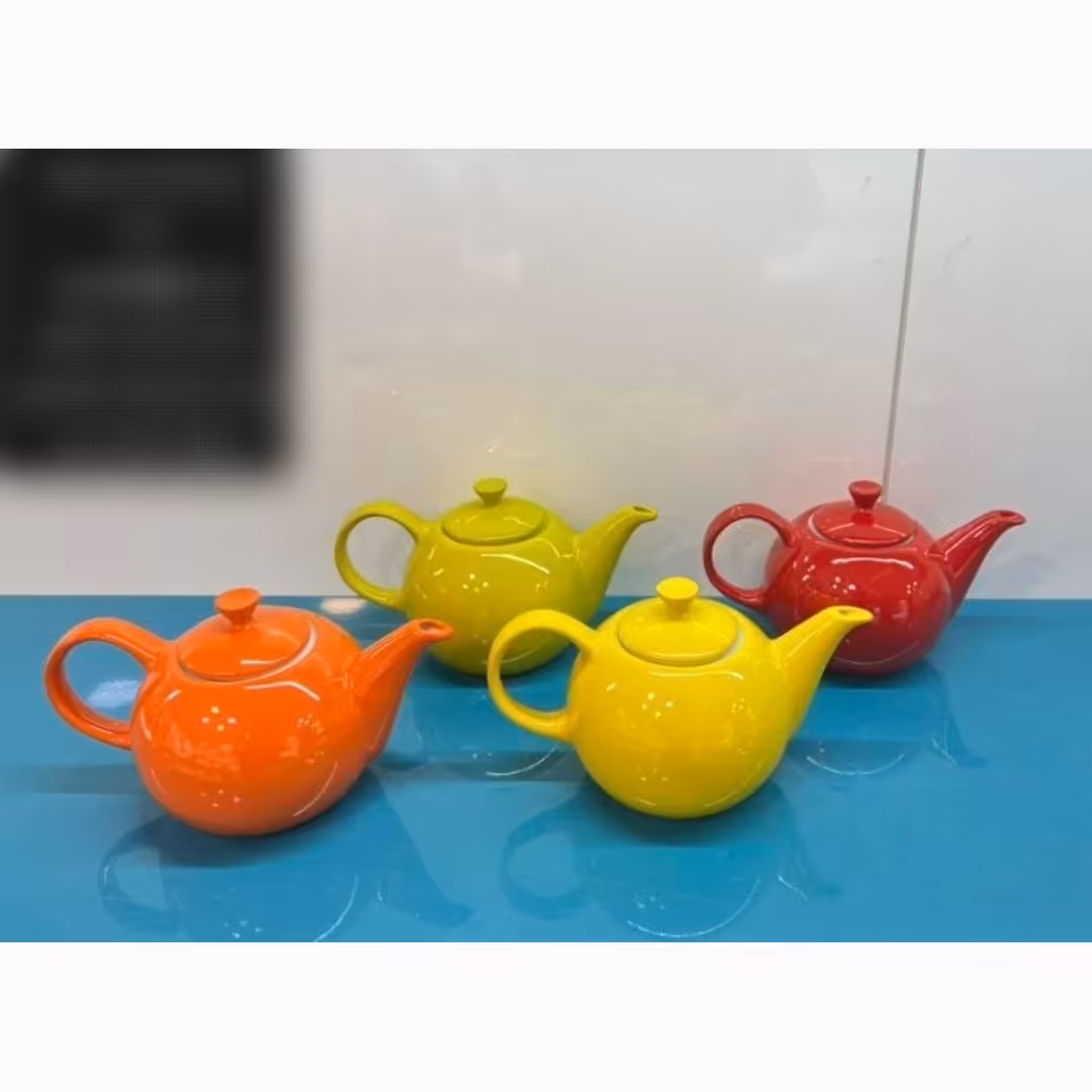 قوری رنگی چینی 