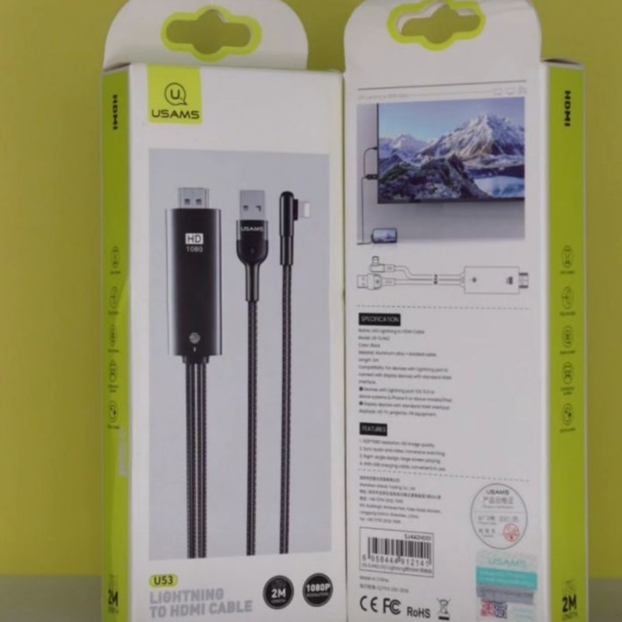 کابل تصویری ایفون  برند یوسامز 