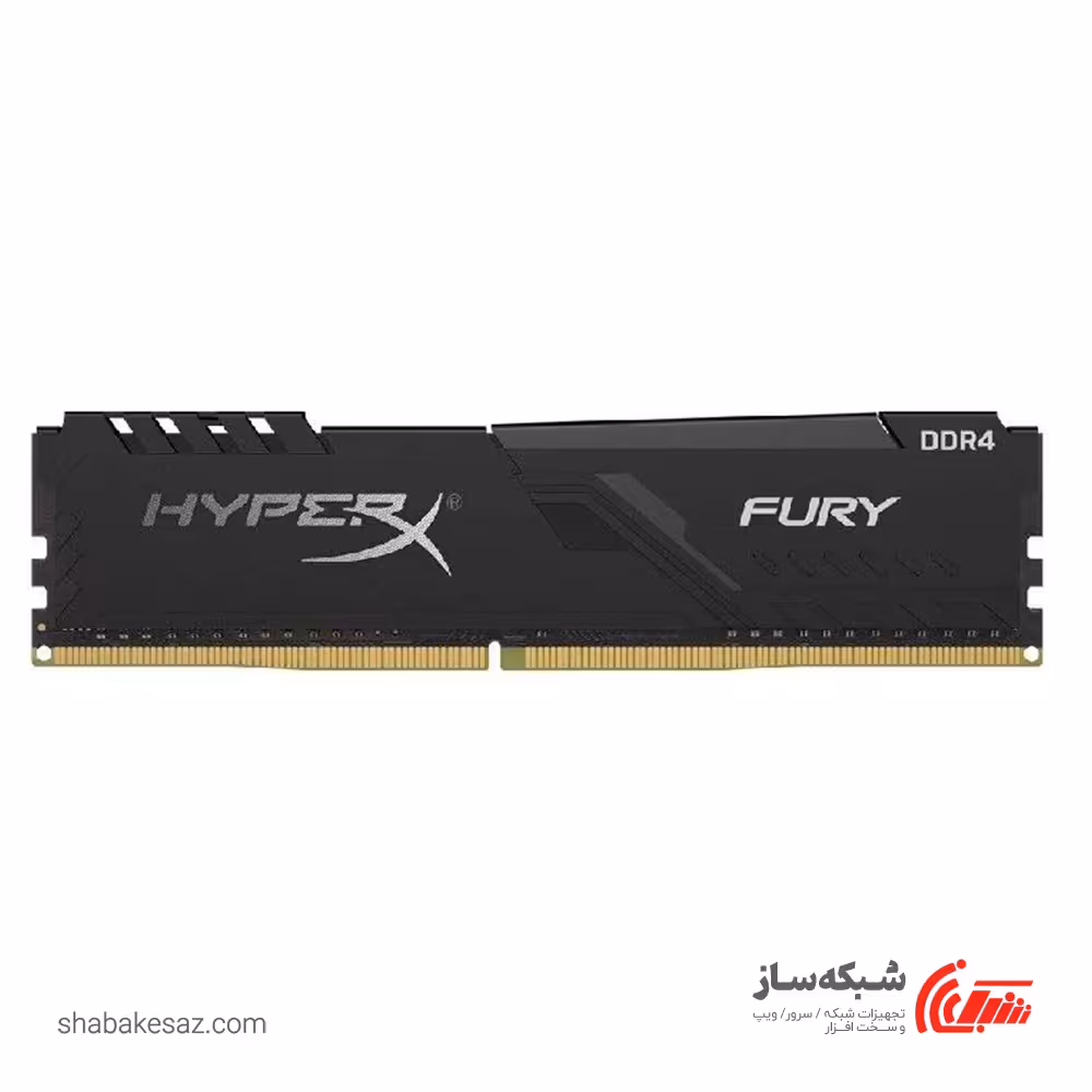 قیمت و خرید رم کامپیوتر DDR4 کینگستون HyperX FURY ظرفیت 8 گیگابایت 3200MHz - شبکه ساز