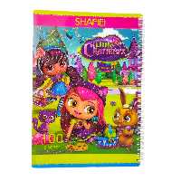 دفتر نقاشی 100 برگ شفیعی طرح دختران افسونگر کوچک