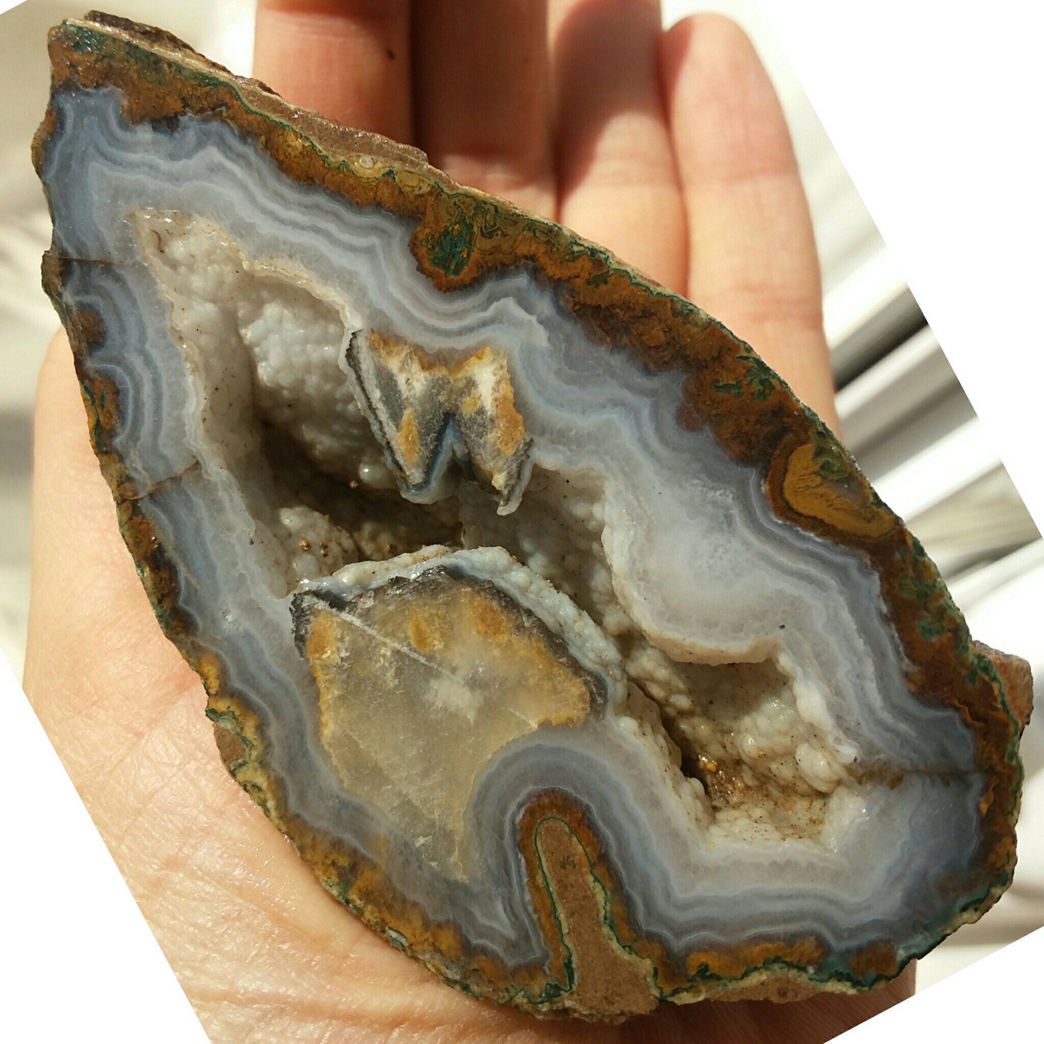 اسلایس سنگ راف غولپیکر عقیق منظره توپی تو خالی پر بلور محشر خاااااص دیدنی