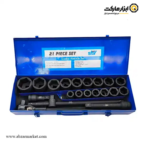 جعبه بکس اسکای 21 پارچه 3/4 اینچ مدل ST-SS21B