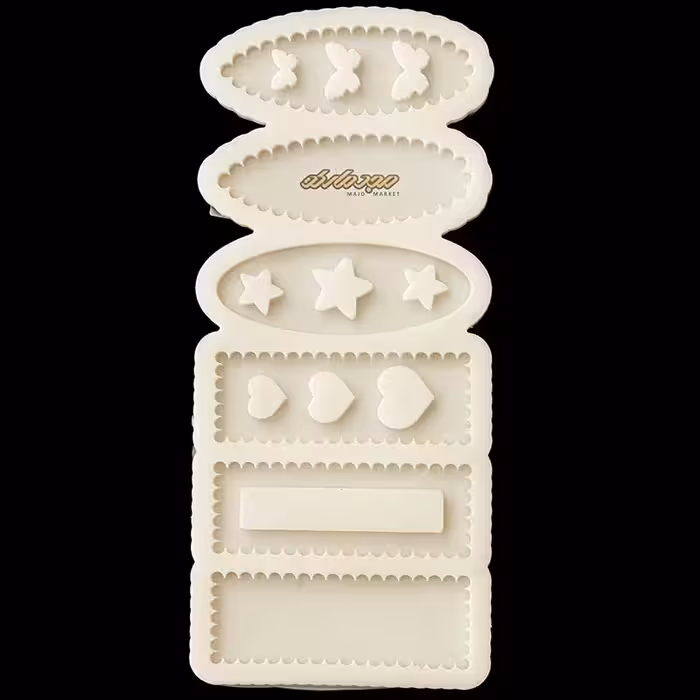 قالب سیلیکونی گیره طرح دار جور 106 سلنا