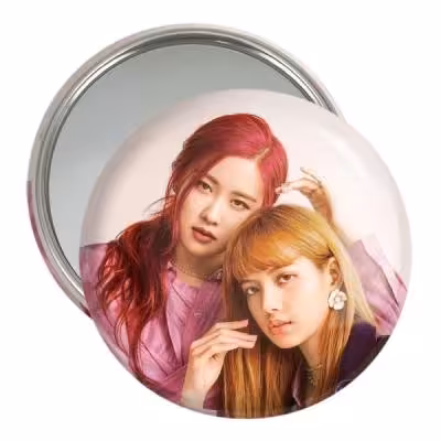 آینه جیبی خندالو مدل گروه بلک پینک Black Pink کد 14476
