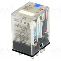 رله 14 پایه 110vac برند omron مدل my4 ساخت ژاپن