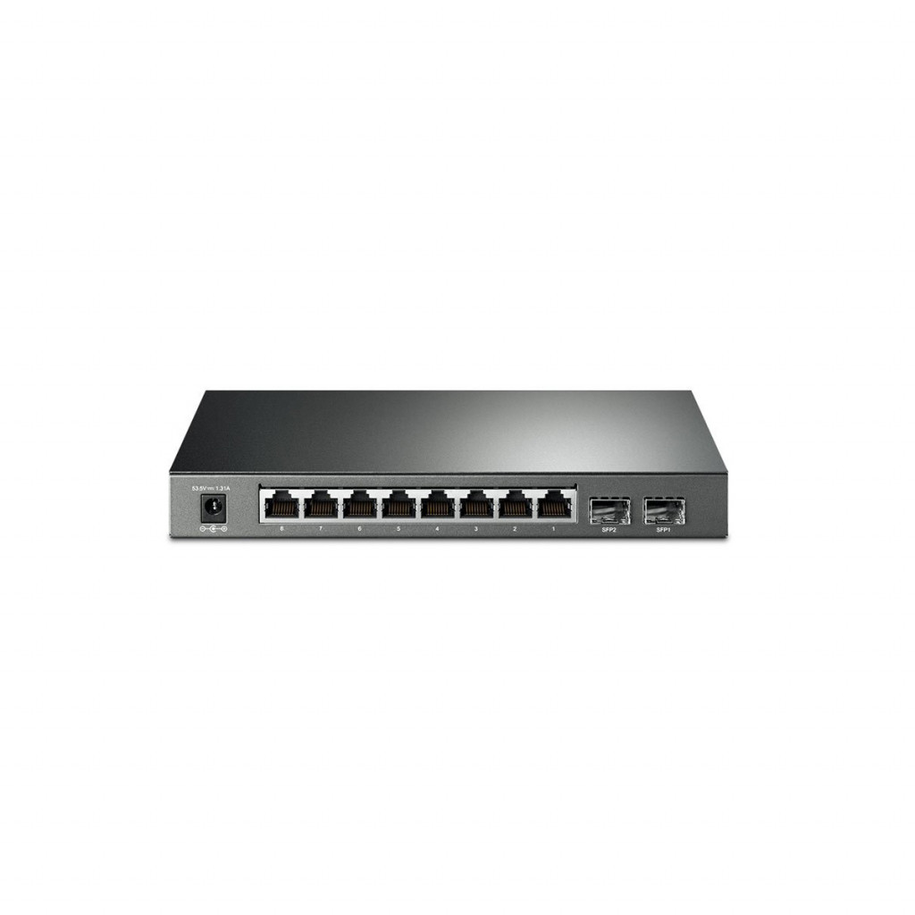 قیمت و خرید سوییچ شبکه 10 پورت با 8 پورت PoE تی پی لینک مدل TL-SG2210P نسخه 32 | نت ران