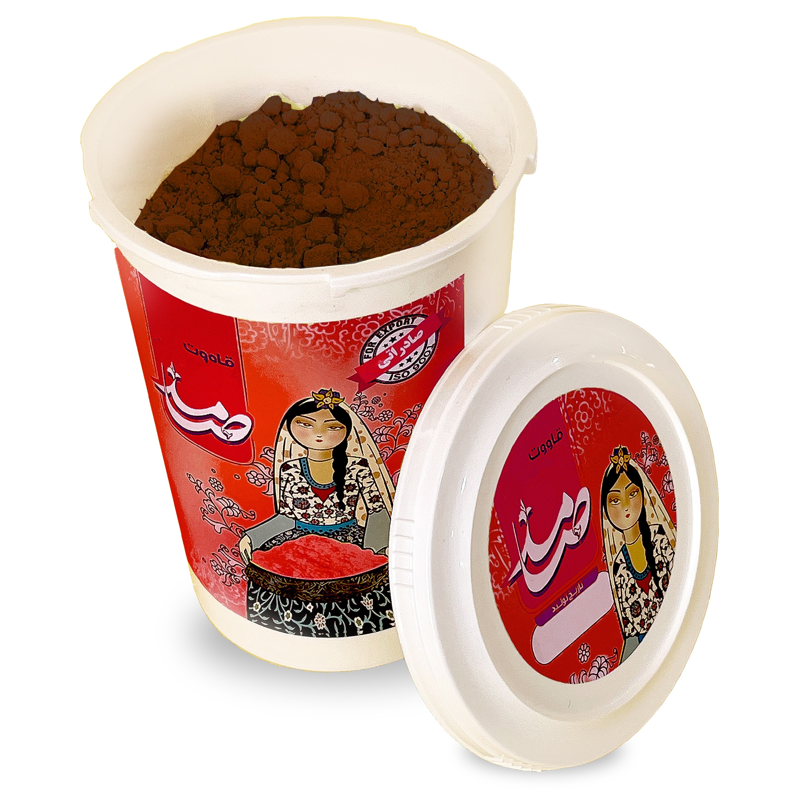 قاووت قهوه خانگی برکت قوتو با شکر قهوه ای