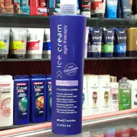 اینبریا شامپو ضخیم کننده مو ایج تراپی آیس کریم حاوی کلاژن حجم 300 میل