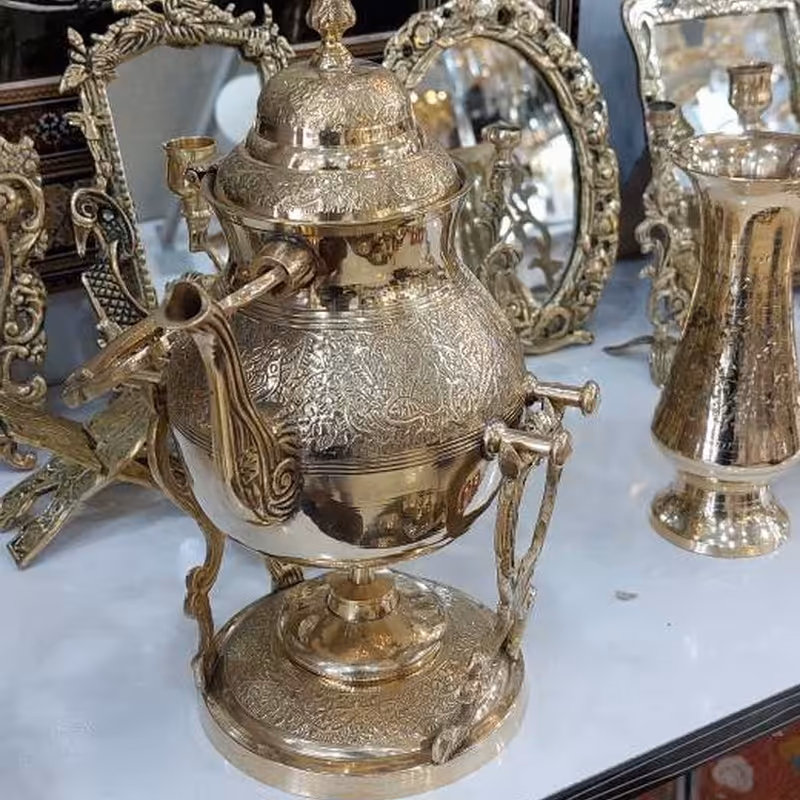 وارمر برنجی 400 سی سی قلم کاری درجه یک