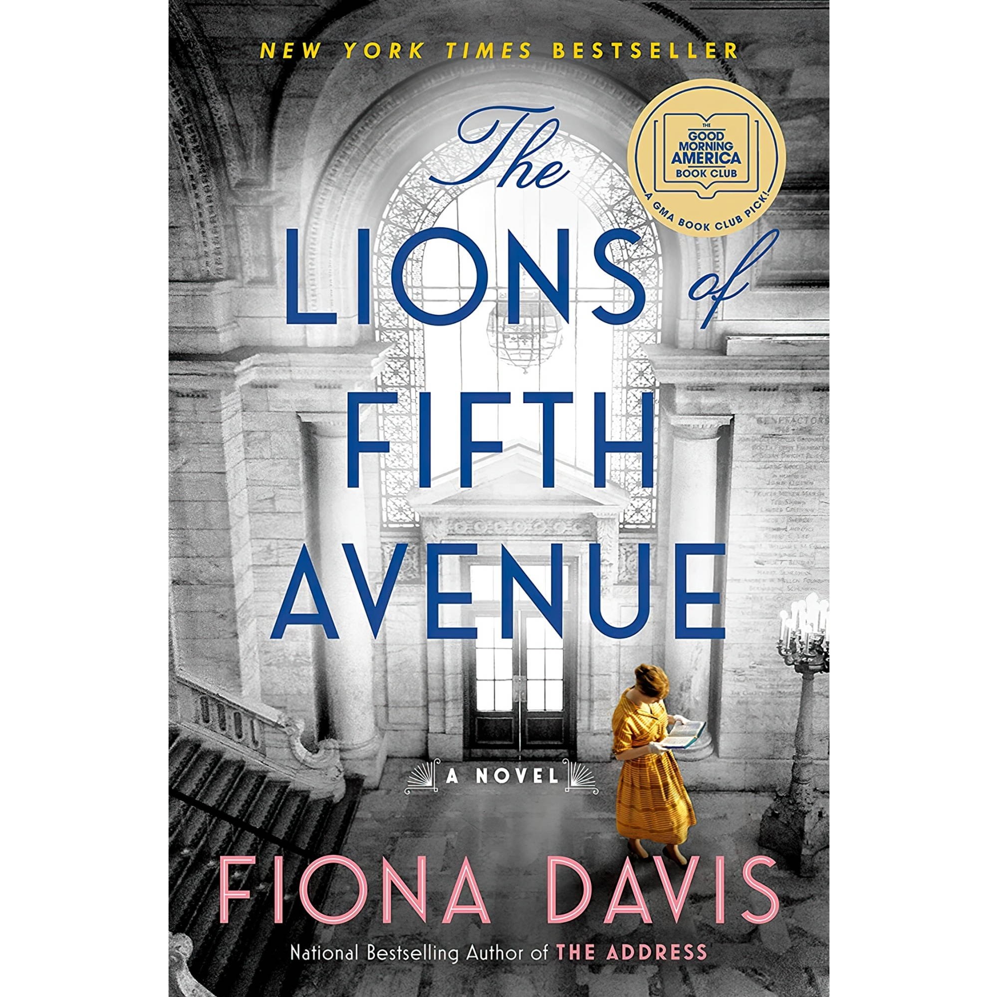 کتاب زبان اصلی The Lions of Fifth Avenue A Novel اثر Fiona Davis انتشارات Dutton