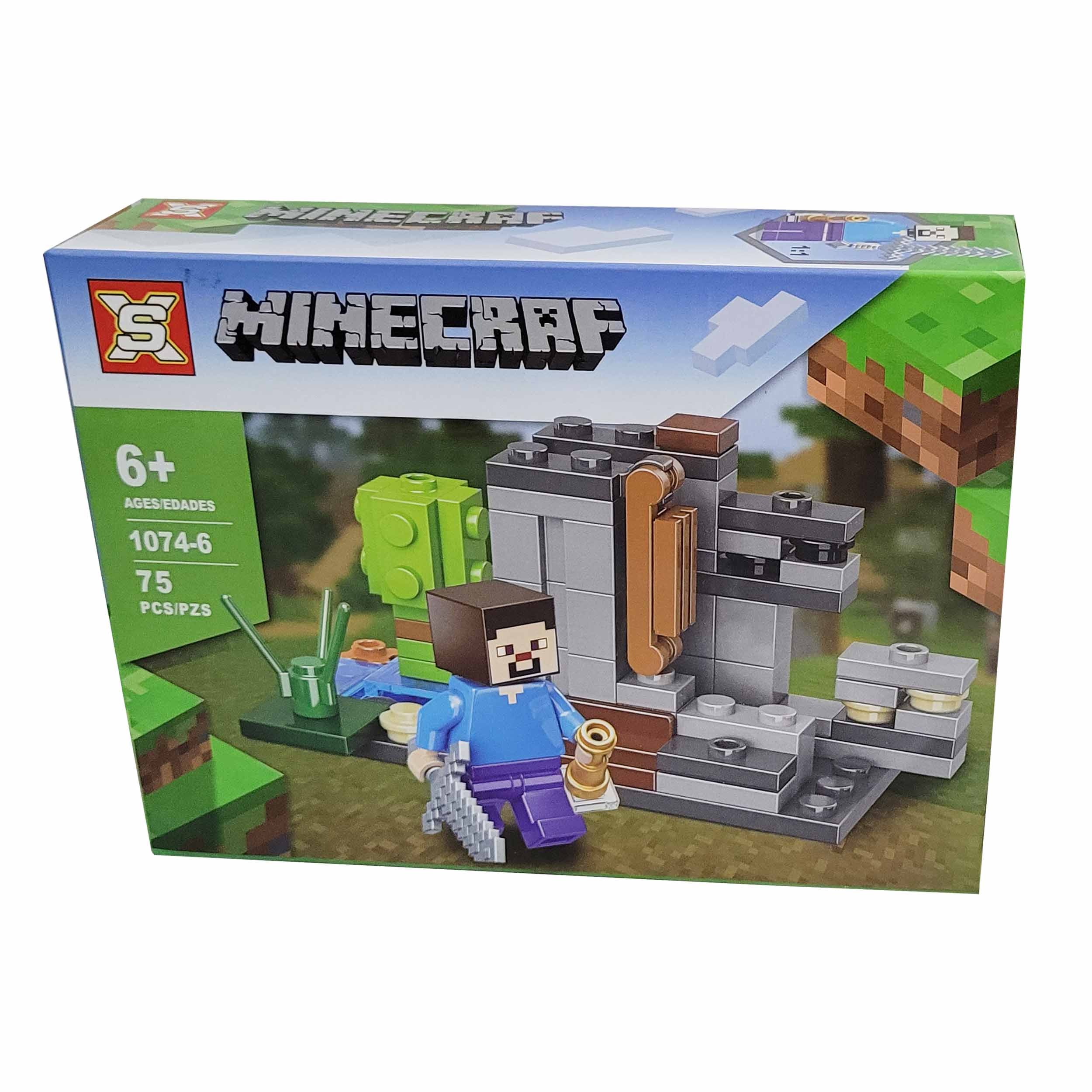 لگو ساختنی ماینکرافت 75 قطعه ای کد 1074-6