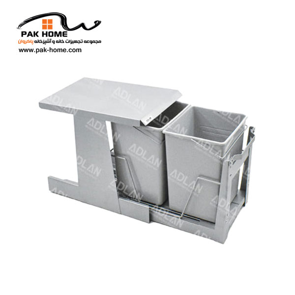 سطل زباله دو مخزنه کوچک آدلان A839 (دیاکو)