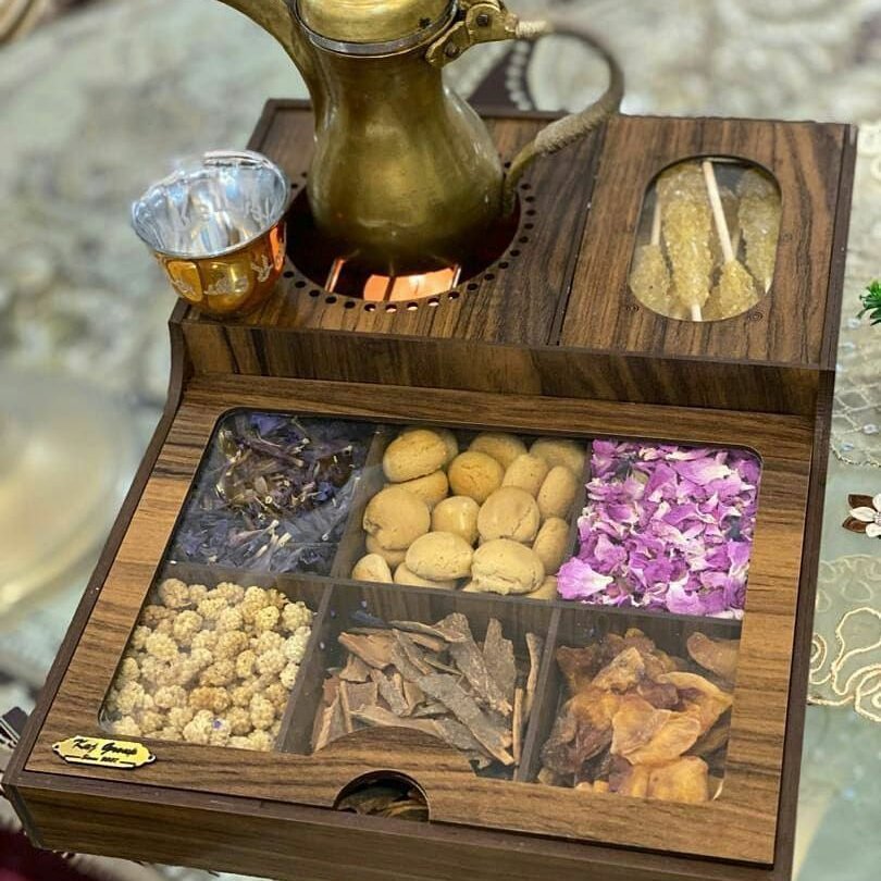 استند پذیرایی چوبی (تی بگ چوبی)