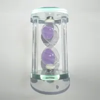 ساعت شنی شیشه ایی گرد