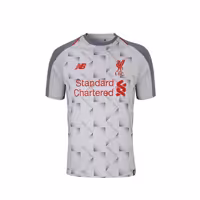 پیراهن آستین کوتاه لیورپول فصل 2019 رنگ طوسی-کیت سوم