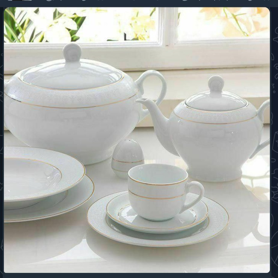 سرویس12نفره چینی زرین ایران صادراتی 102 پارچه