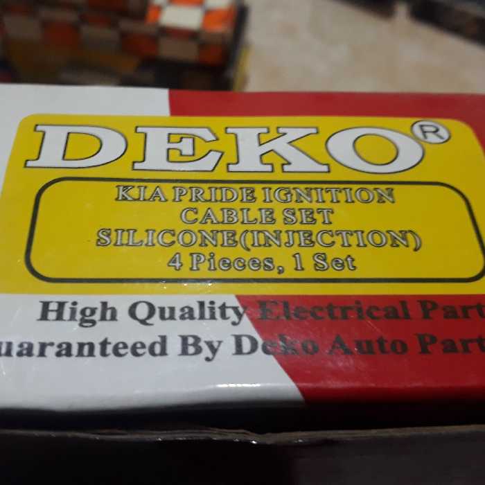 وایر شمع پراید انژکتور سیلیکونی نسوز ضد حرارت محصول شرکت دکو  کره ای زیر قیمت بازار بفروش میرسد 