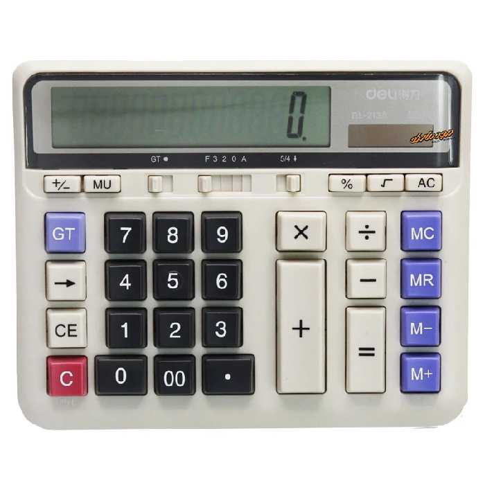 ماشین حساب رومیزی 12 رقم دلی مدل 2135