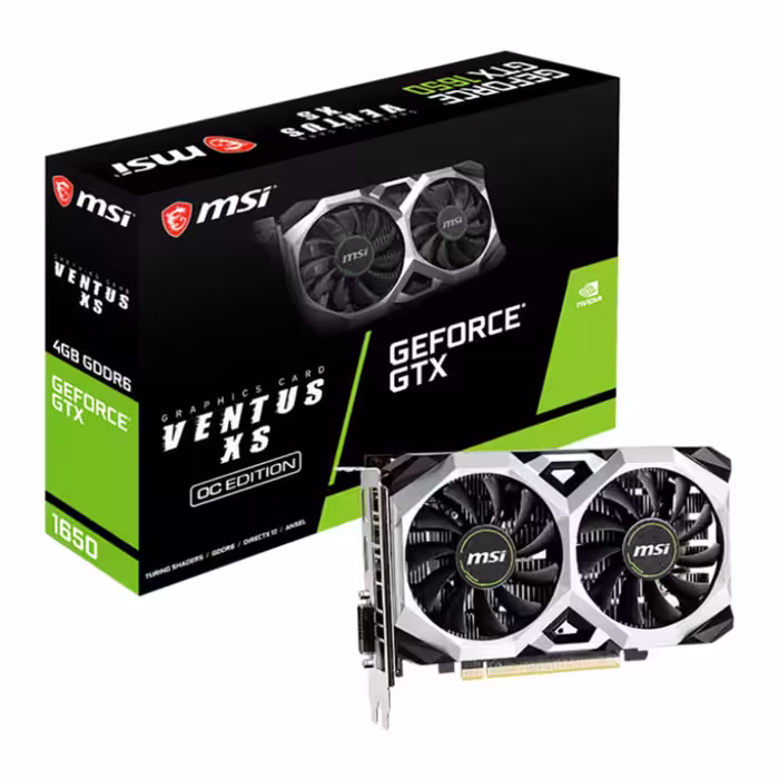 کارت گرافیک ام اس آی GeForce GTX 1650 D6 VENTUS XS OC 4GB