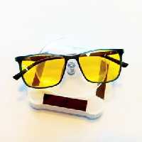 عینک دید در شب پلاریزد عدسی زرد و مخصوص کار با کامپیوتر