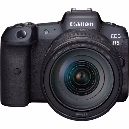 خرید دوربین Canon EOS R5 Mirrorless Camera with 24-105mm f/4 Lens با بهترین قیمت