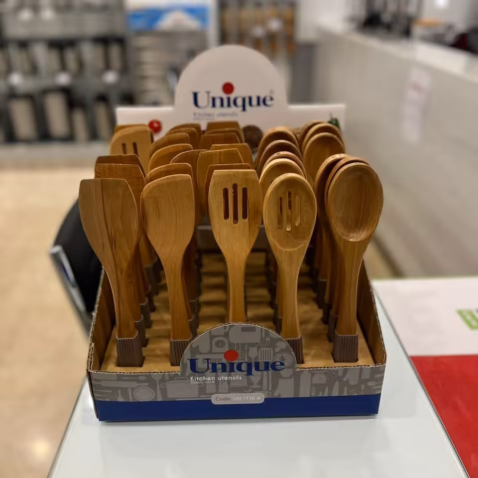 کفگیر و ملاقه چوبی یونیک