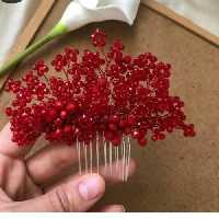 شونه قرمز تمام کریستال