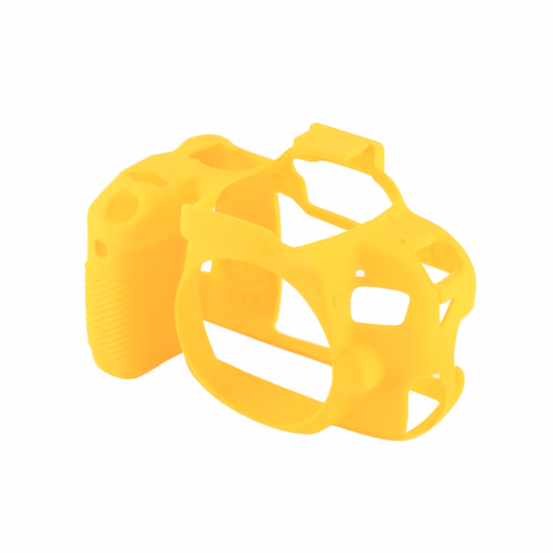 کاور سیلیکونی دوربین کانن EOS 90D (زرد)