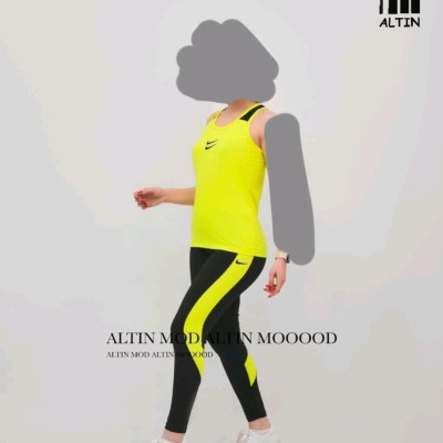 ست باشگاهی تاپ و شلوار زنانه
