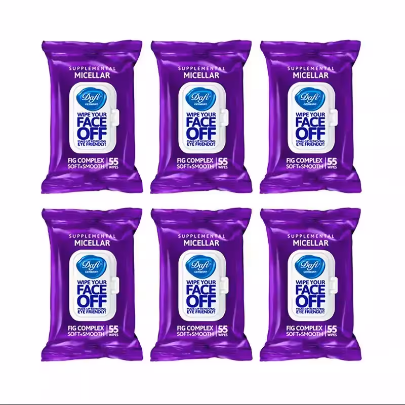 دستمال مرطوب دافی مدل MICELLAR مجموعه 6 عددی