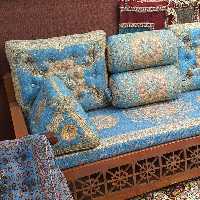 سرویس ترمه شاه نشین 7 تیکه طرح افشار تحویل در باربری مقصد (پس کرایه)