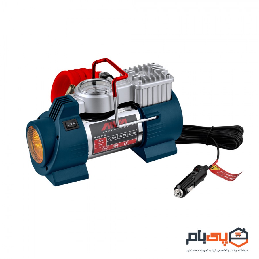 مینی کمپرسور باد فندکی آروا مدل 5130