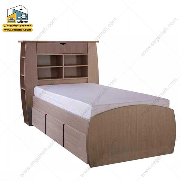 تخت خواب یک نفره کد BSP27 - فروشگاه سه گامه