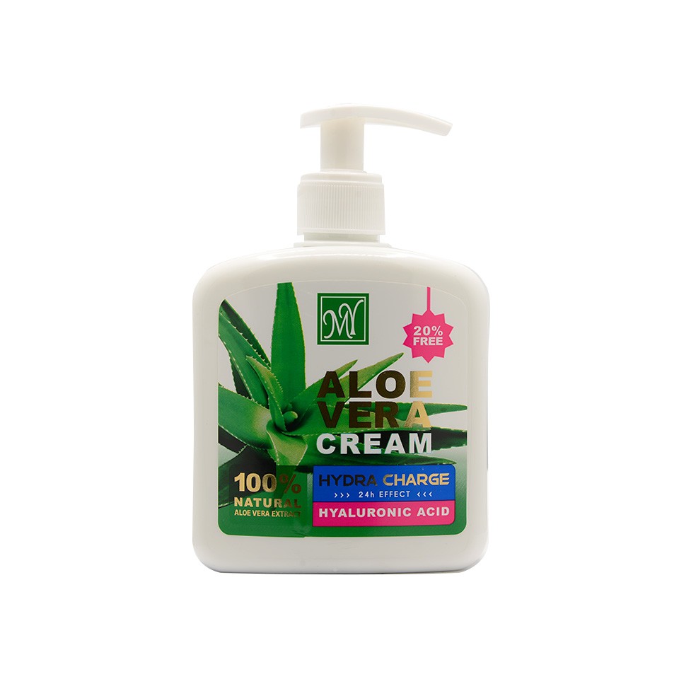 کرم مرطوب کننده دست و صورت آلوئه ورا پمپی مای حجم 490 میل

