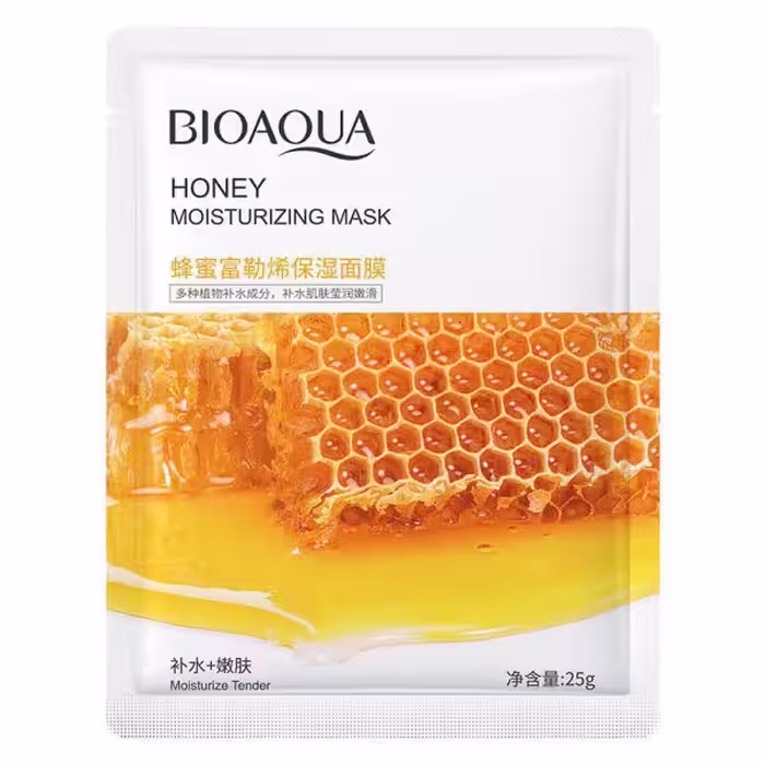 ماسک ورقه ای آبرسان عسل بیوآکوا BIOAQUA