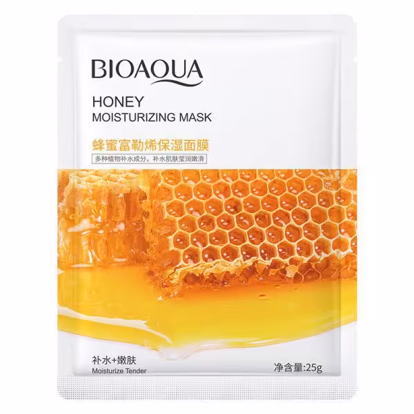 ماسک ورقه ای آبرسان عسل بیوآکوا BIOAQUA