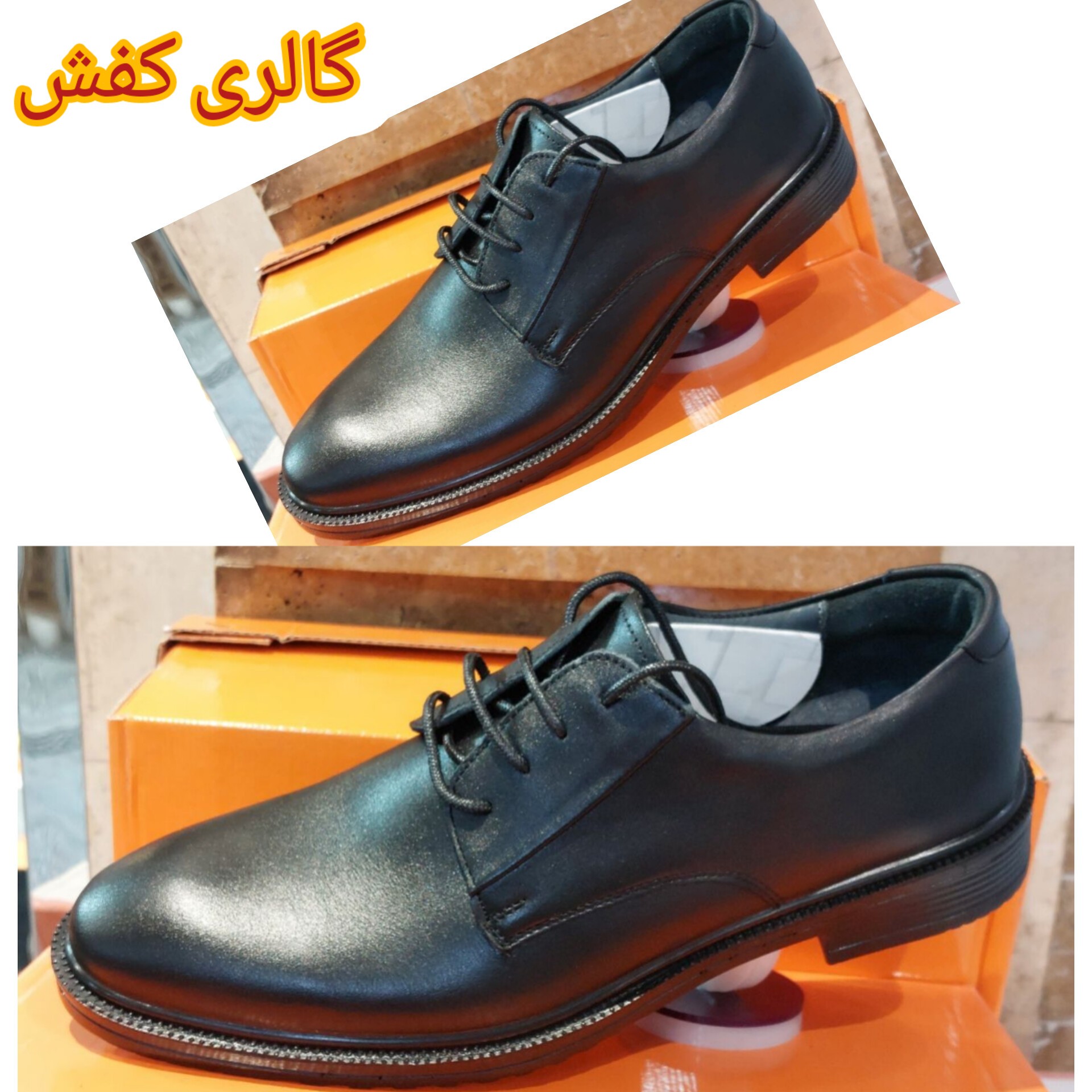 کفش تمام چرم طبیعی مردانه بسیار شیک و راحت با بهترین قیمت ممکن