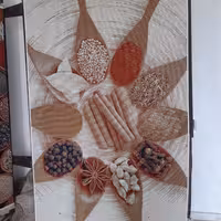 گلیم ماشین طرح ادویه سایز 1×1/5