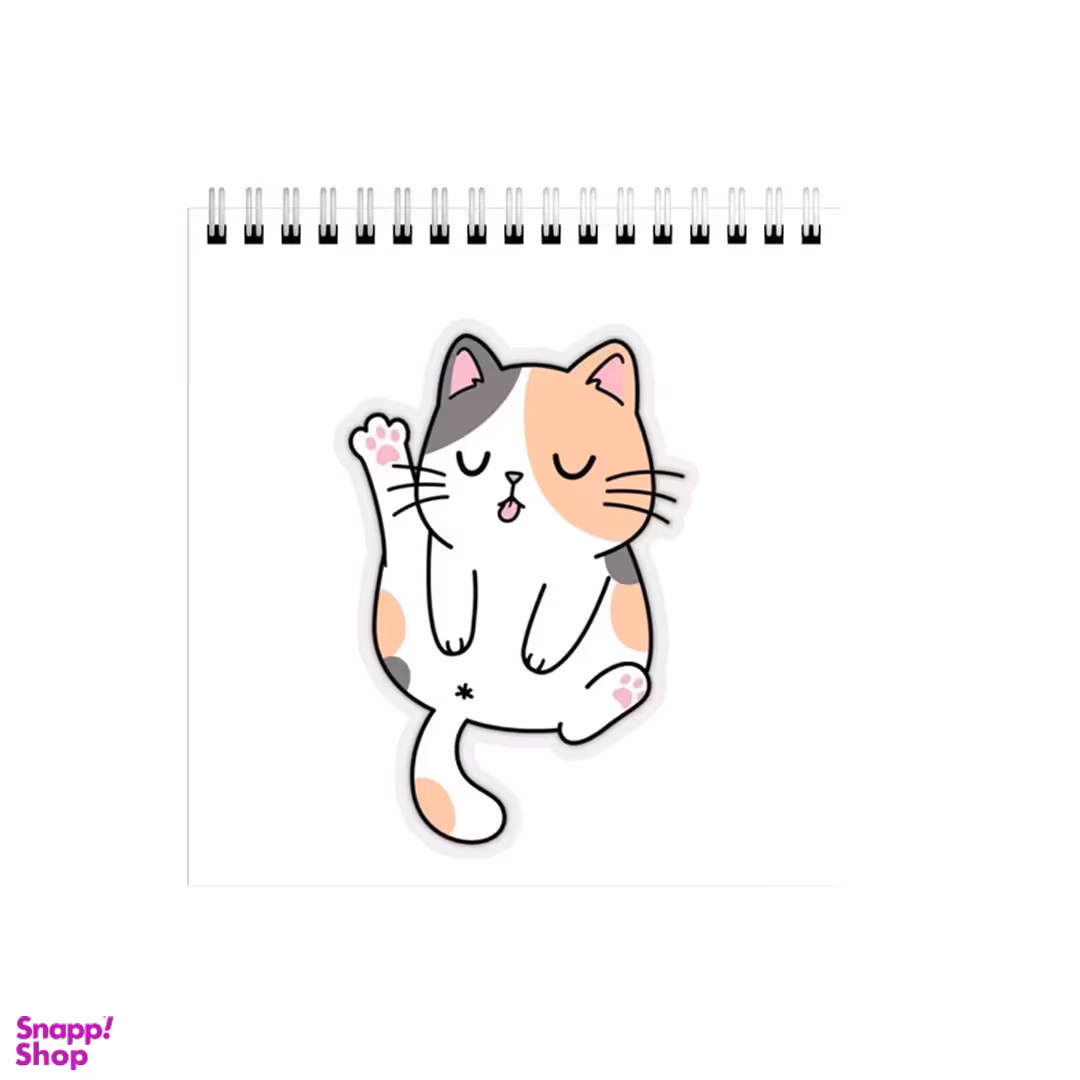 دفتر طراحی بامبیلیپ طرح گربه خوابآلو کد 9197995