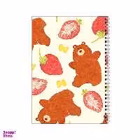 دفتر مشق 100 برگ بامبیلیپ طرح خرس و توت فرنگی کد 8367303