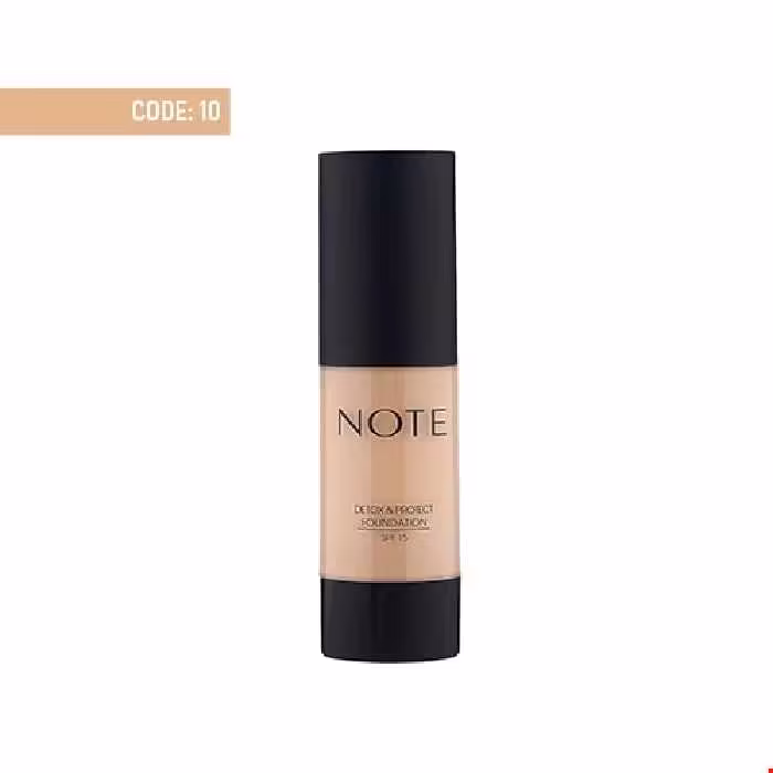 کرم پودر پمپی دتوکس spf 15 کد 10 نوت 35 میلی لیتری