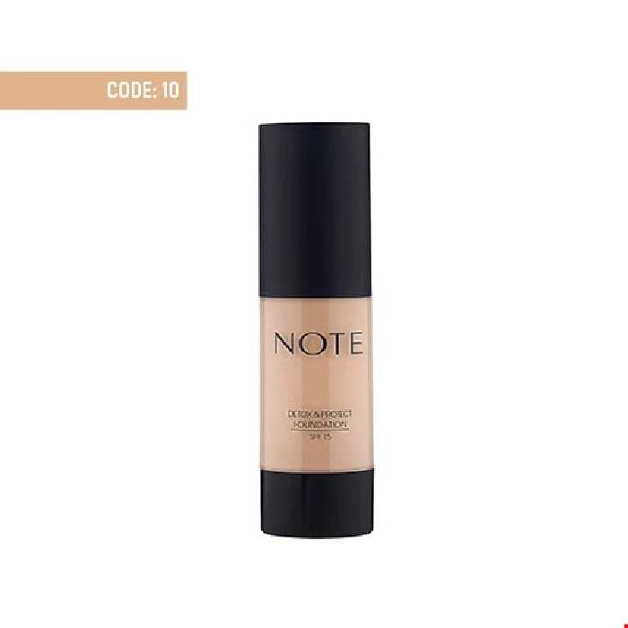 کرم پودر پمپی دتوکس spf 15 کد 10 نوت 35 میلی لیتری