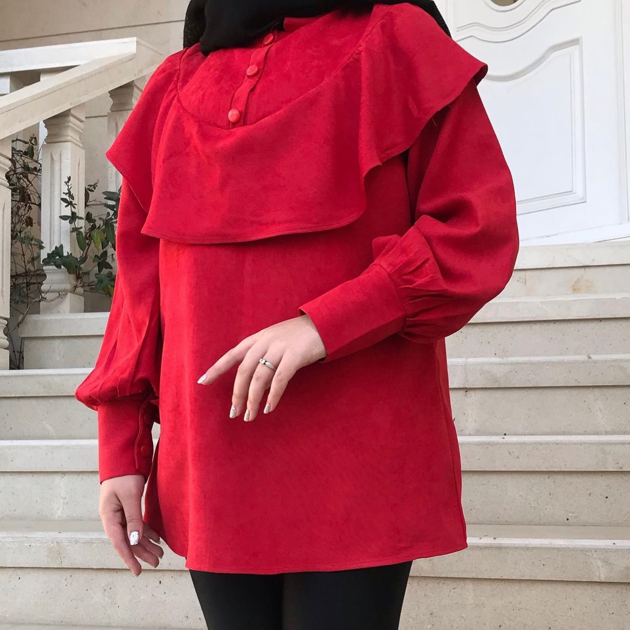 شومیز مخمل میله ای